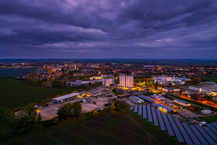 Luftbild Prenzlau Industriegebiet