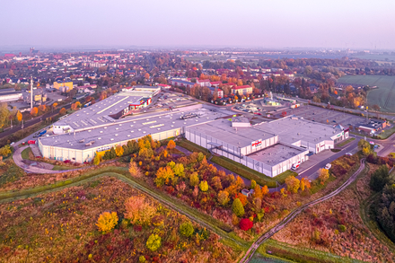 Luftbild Prenzlau Marktkaufgelände